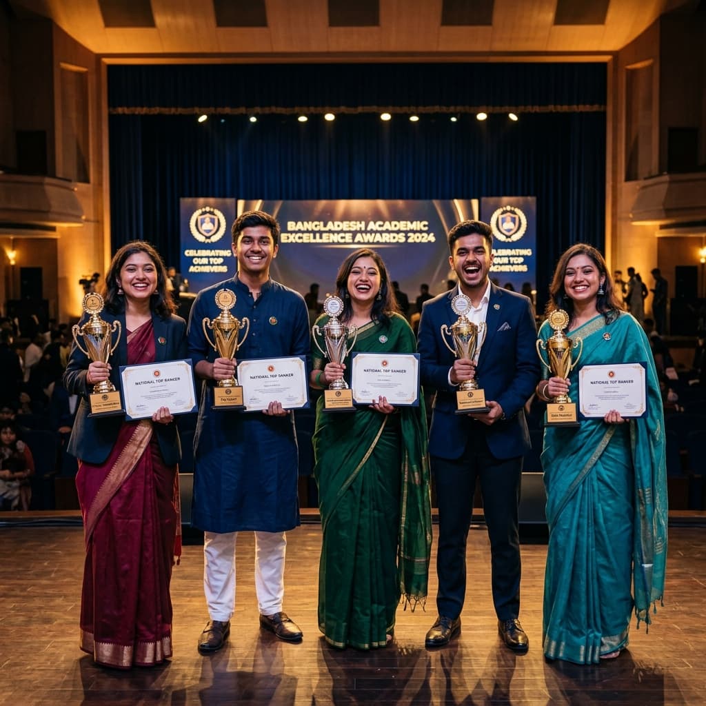 দুর্বার একাডেমির সেরা র্যাঙ্কার শিক্ষার্থীগণ